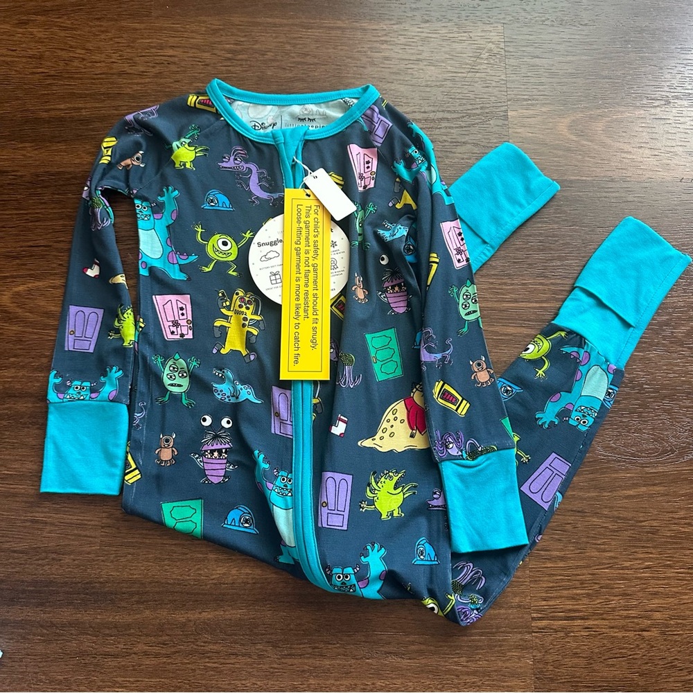 Little Sleepies Monsters Inc. Zippy NWT
